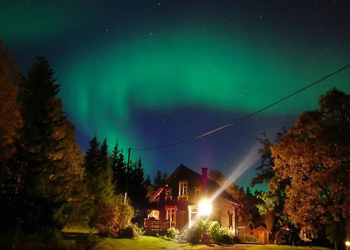 100 Years Old Norwegian Log House in Tromsø