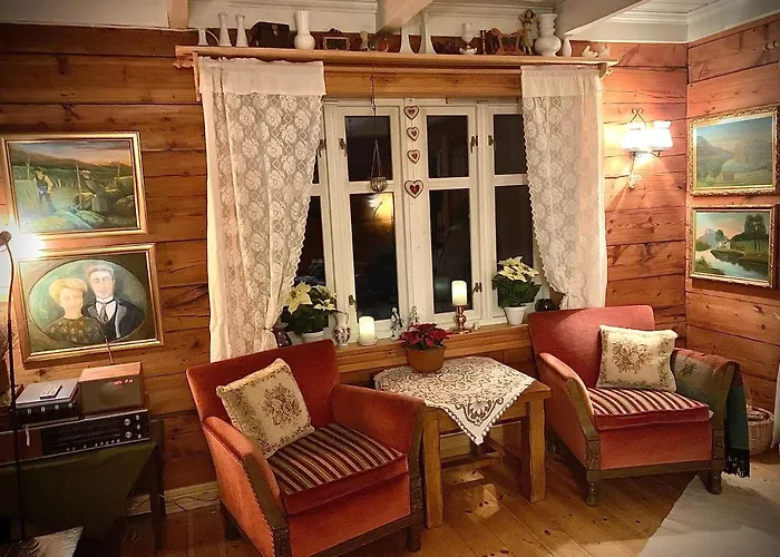 100 Years Old Norwegian Log House in Tromsø