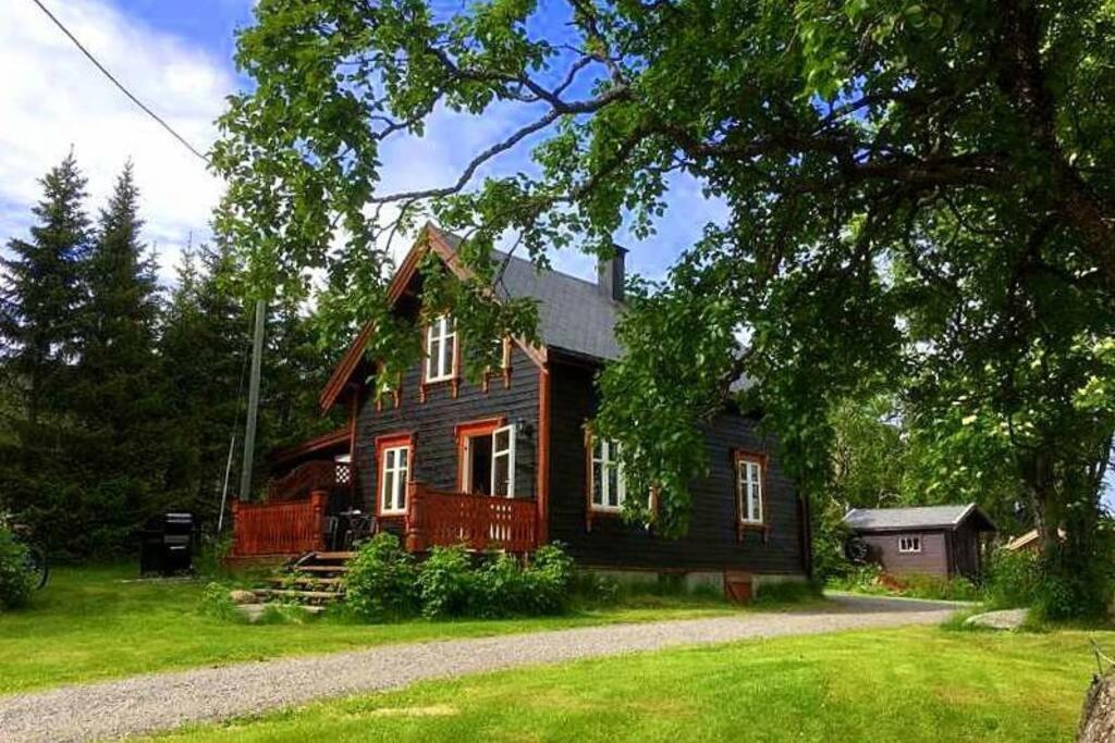 100 Years Old Norwegian Log House In Тромсё