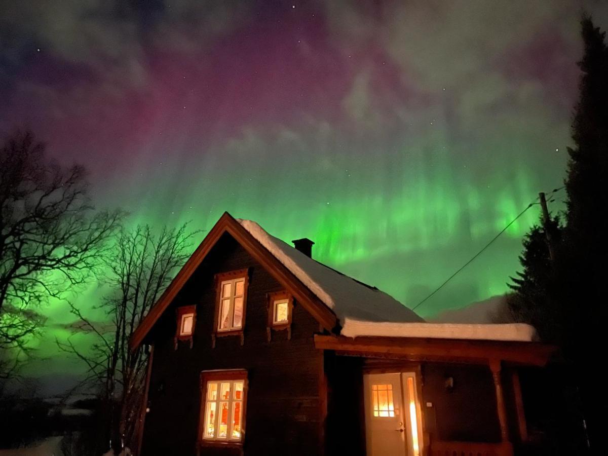 100 Years Old Norwegian Log House In Feriehus Tromsø